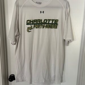 Under Armour White Charlotte Forty-Niners Short Sleeve Performance Tee XL loose